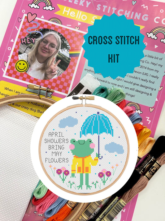 April showers bring May flowers - *Cross Stitch Kit*