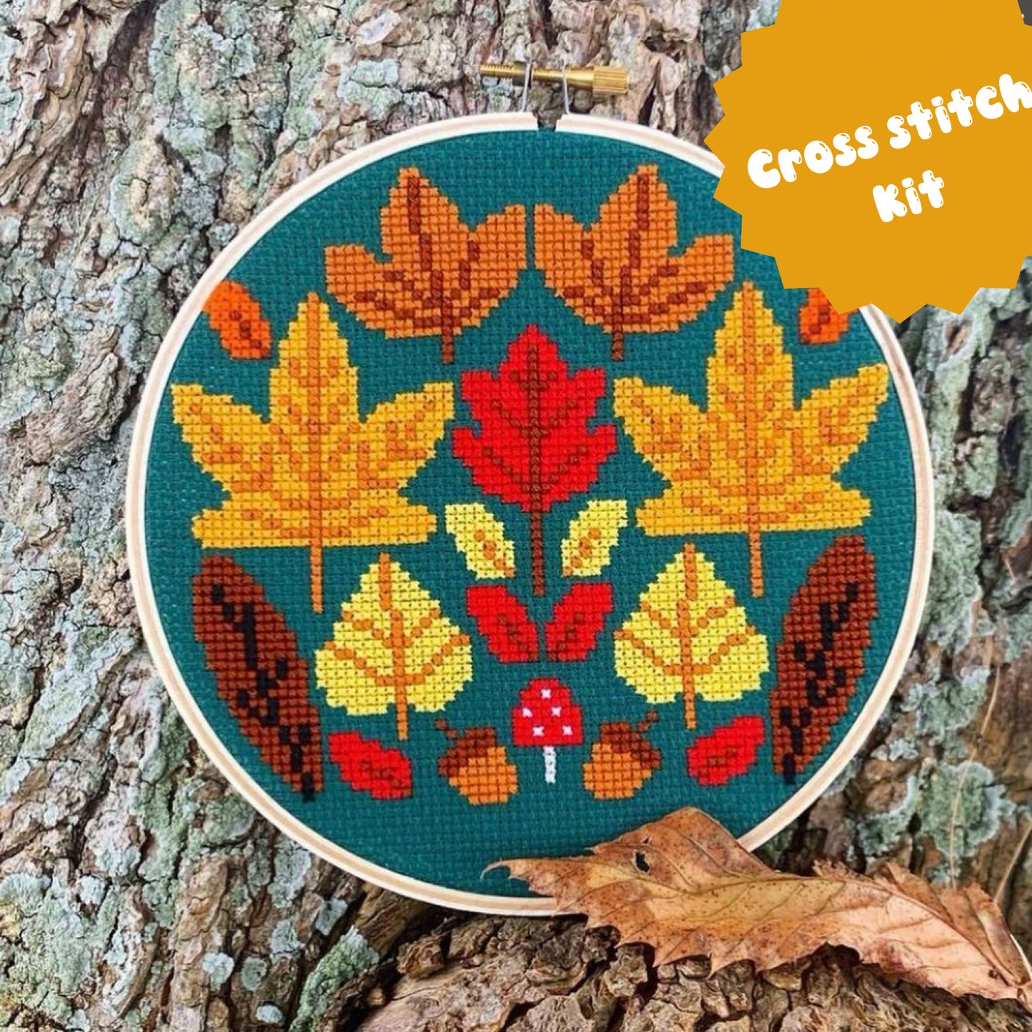 Autumn Leaves- *Cross Stitch Kit*