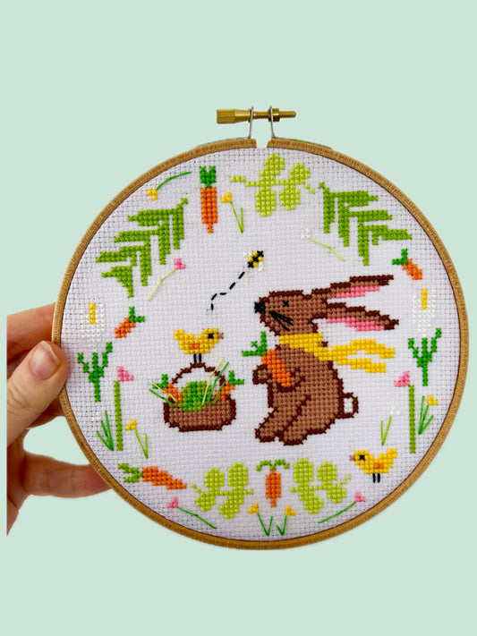 Spring rabbit - *Cross Stitch Kit*
