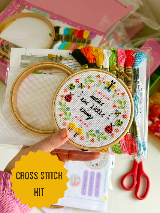 Notice the little things  - *Cross Stitch Kit*