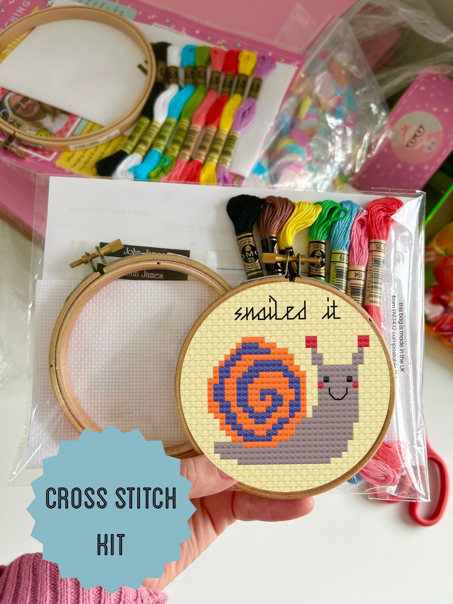 Snailed it - *Cross Stitch Kit*
