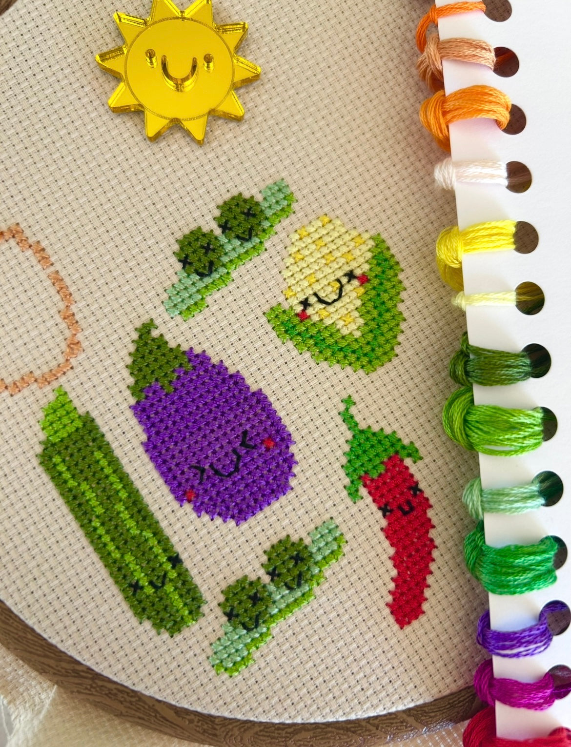 Veggie & Fruit Sampler - *Cross Stitch Kit*