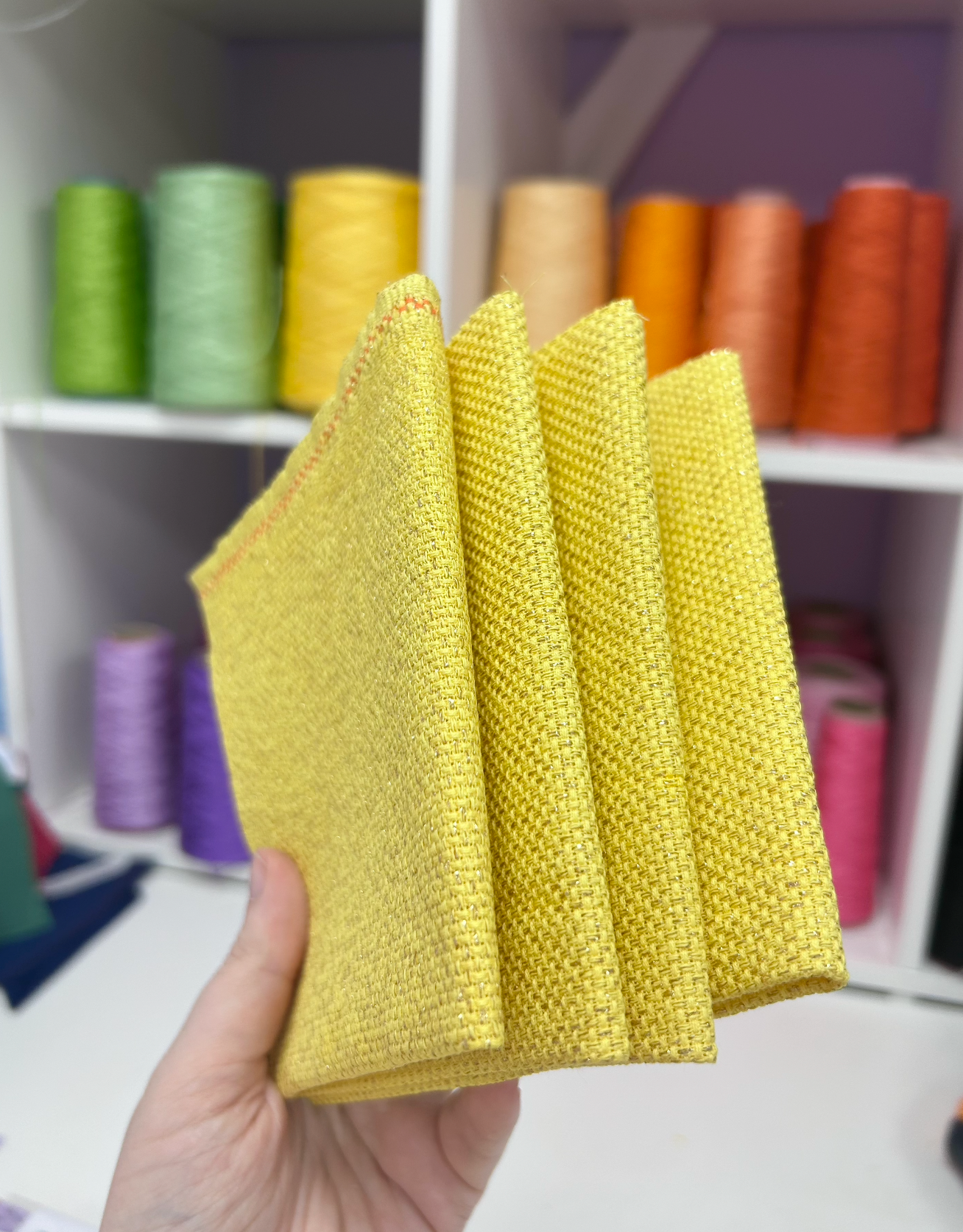 Fabric of the month club (Hand dyed aida)
