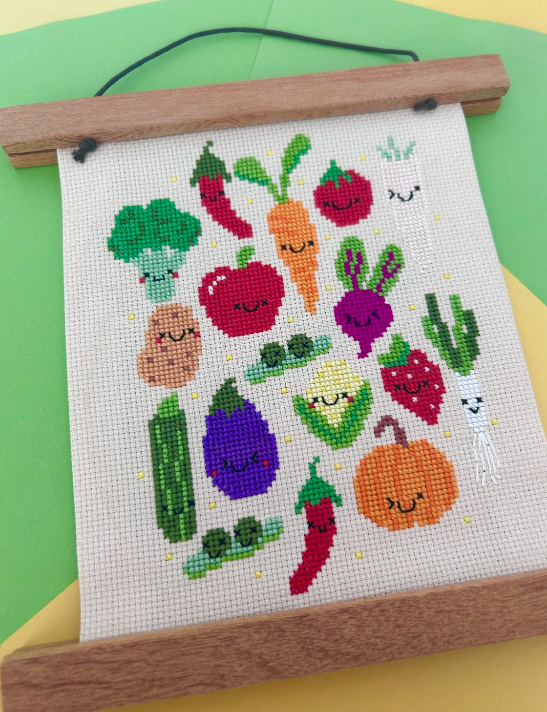 Veggie & Fruit Sampler - *Cross Stitch Kit* PRE-ORDER
