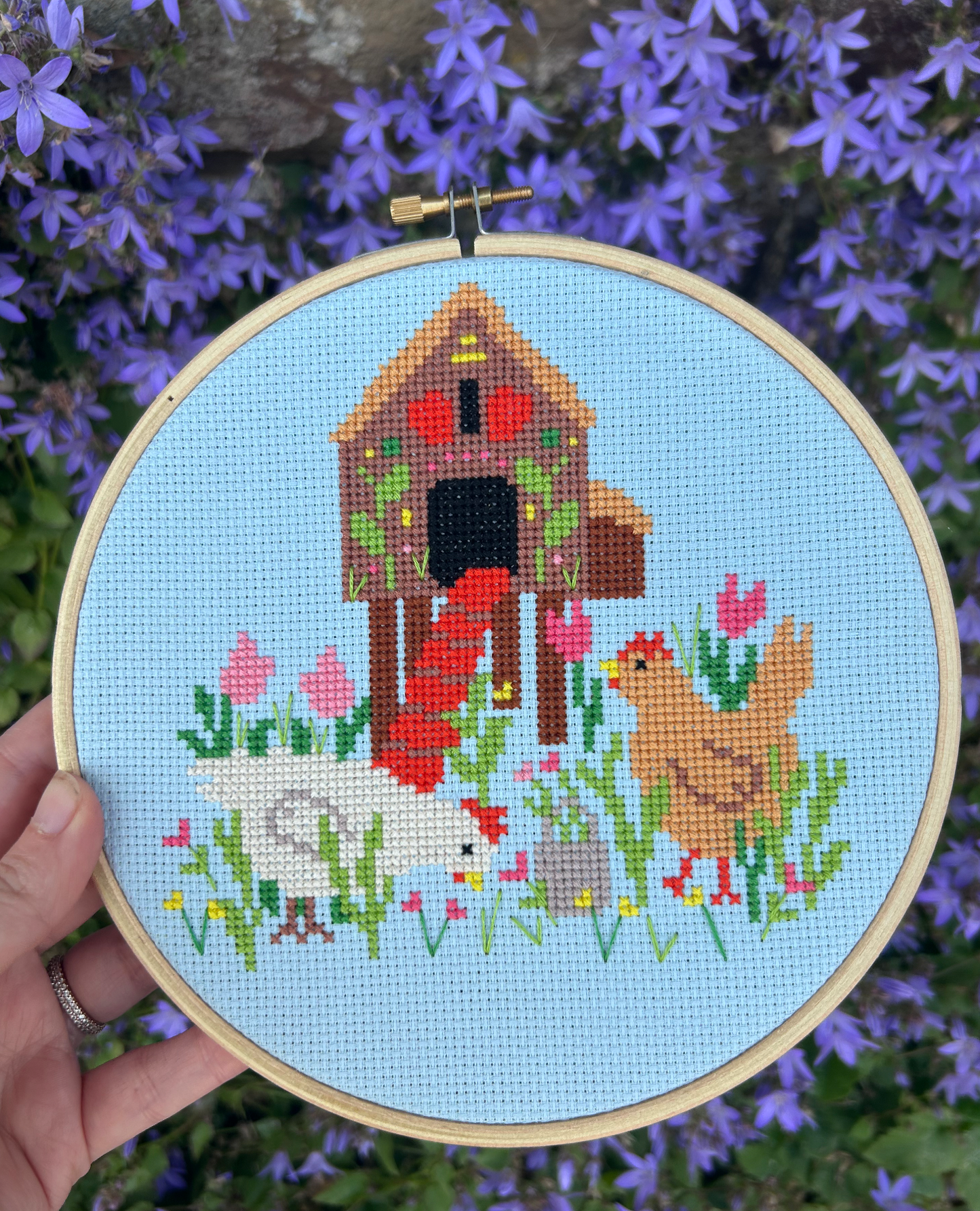 Summer hen house *Cross Stitch Kit*