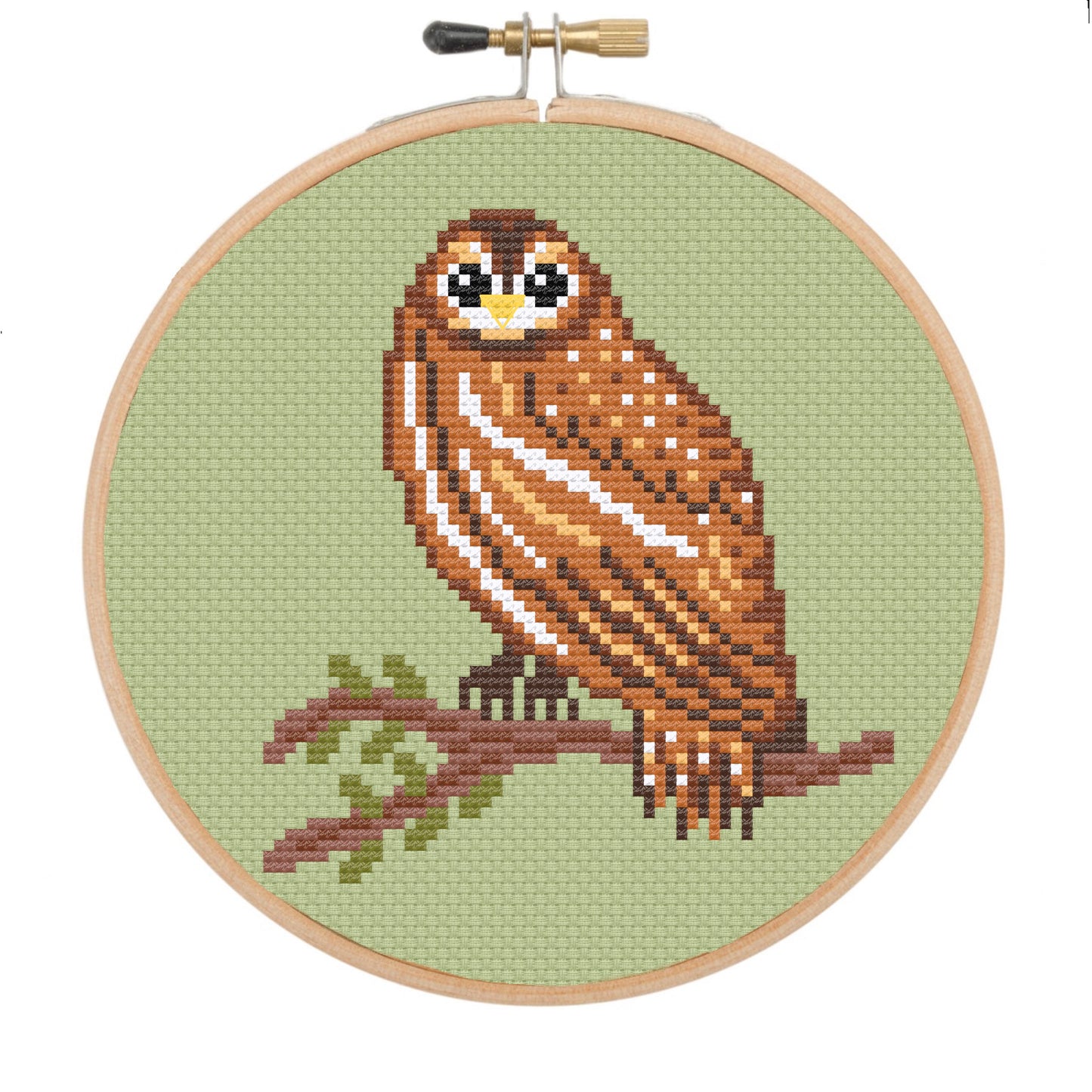 Woodland tawny owl *Cross Stitch Kit*