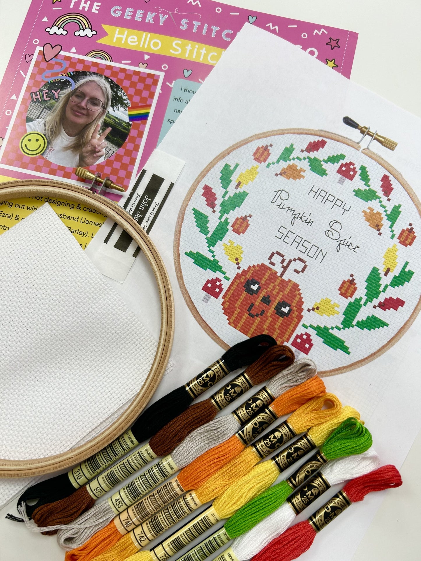 Happy Pumpkin Spice season - *Cross Stitch Kit*