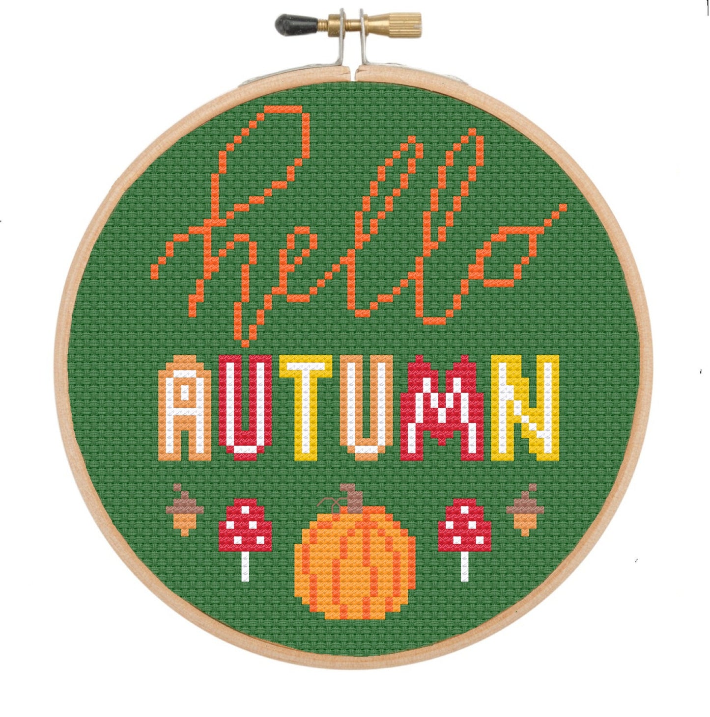 Hello Autumn 'Cross Stitch Pattern'