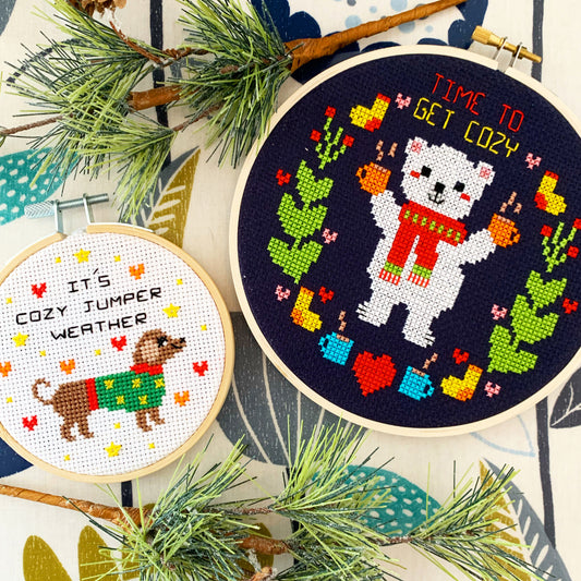 Time to get Cozy *Cross Stitch Kit*