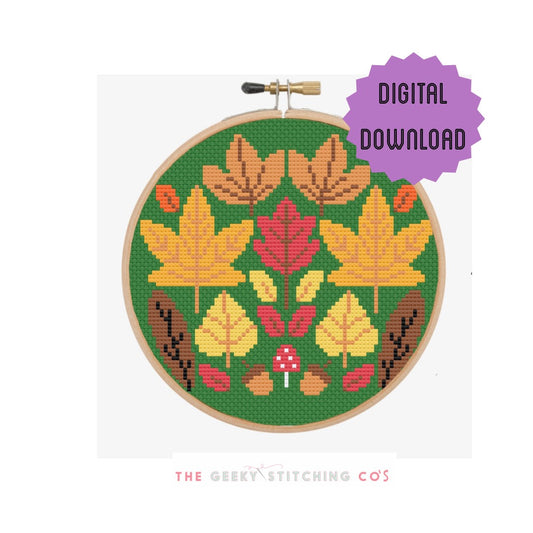 Autumn Leaves  'Cross Stitch Pattern'