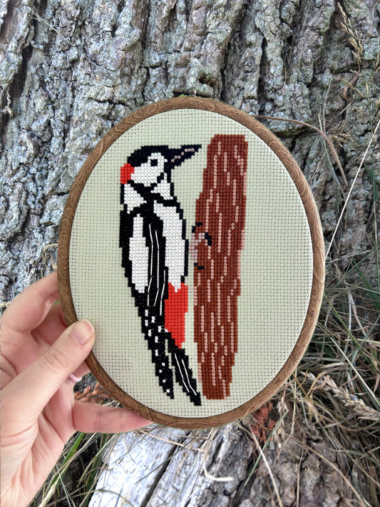 The Woodpecker  *Cross Stitch Kit*