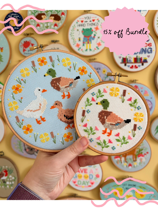 Duck Lover Bundle *Discounted Cross Stitch Kits*
