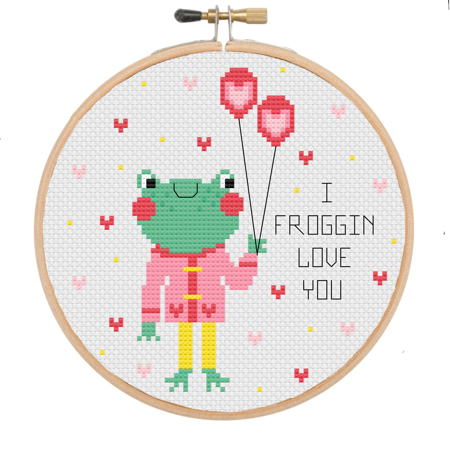 I froggin love you - *Cross Stitch Kit*