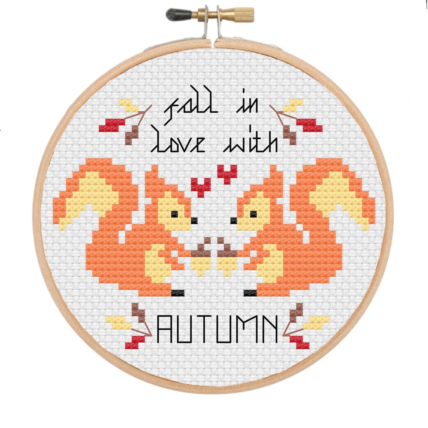 Fall in love with Autumn - *Cross Stitch Kit*