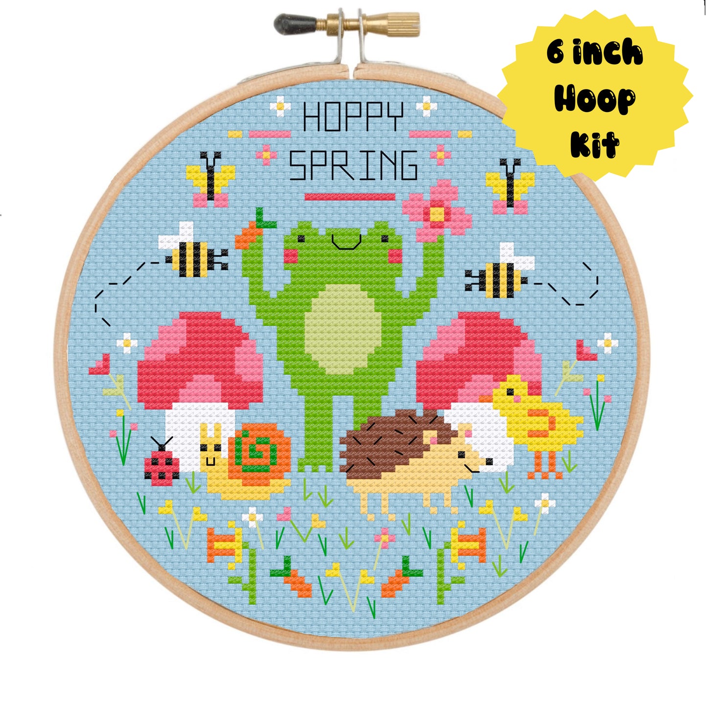 Hoppy Spring *Cross Stitch Kit*