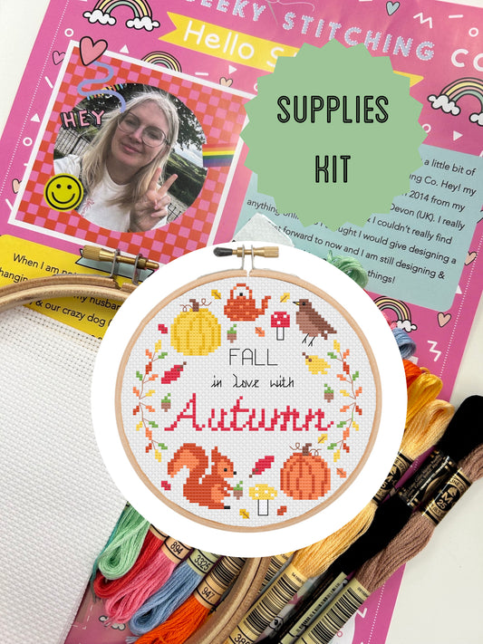 Fall in love with Autumn - *Cross Stitch Kit*