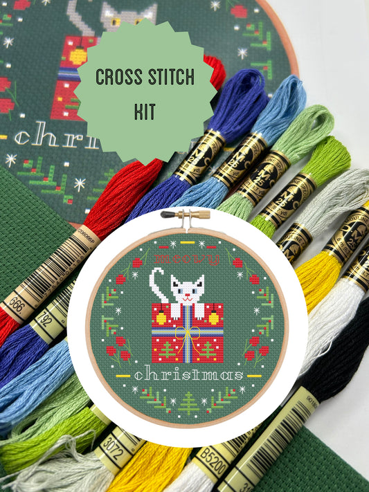 Meowy Christmas - *Cross Stitch Kit*