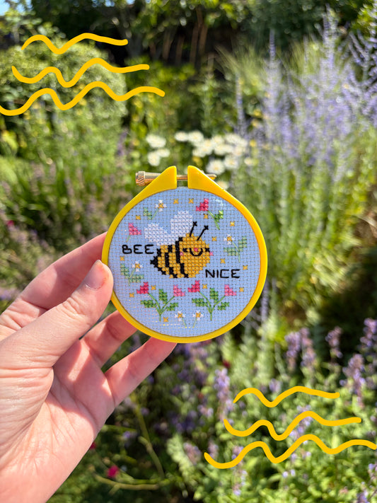 Bee Nice *Cross Stitch Kit*