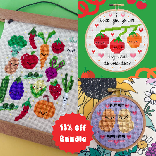 Cute fruit & veggie 3 kit (discounted) bundle*