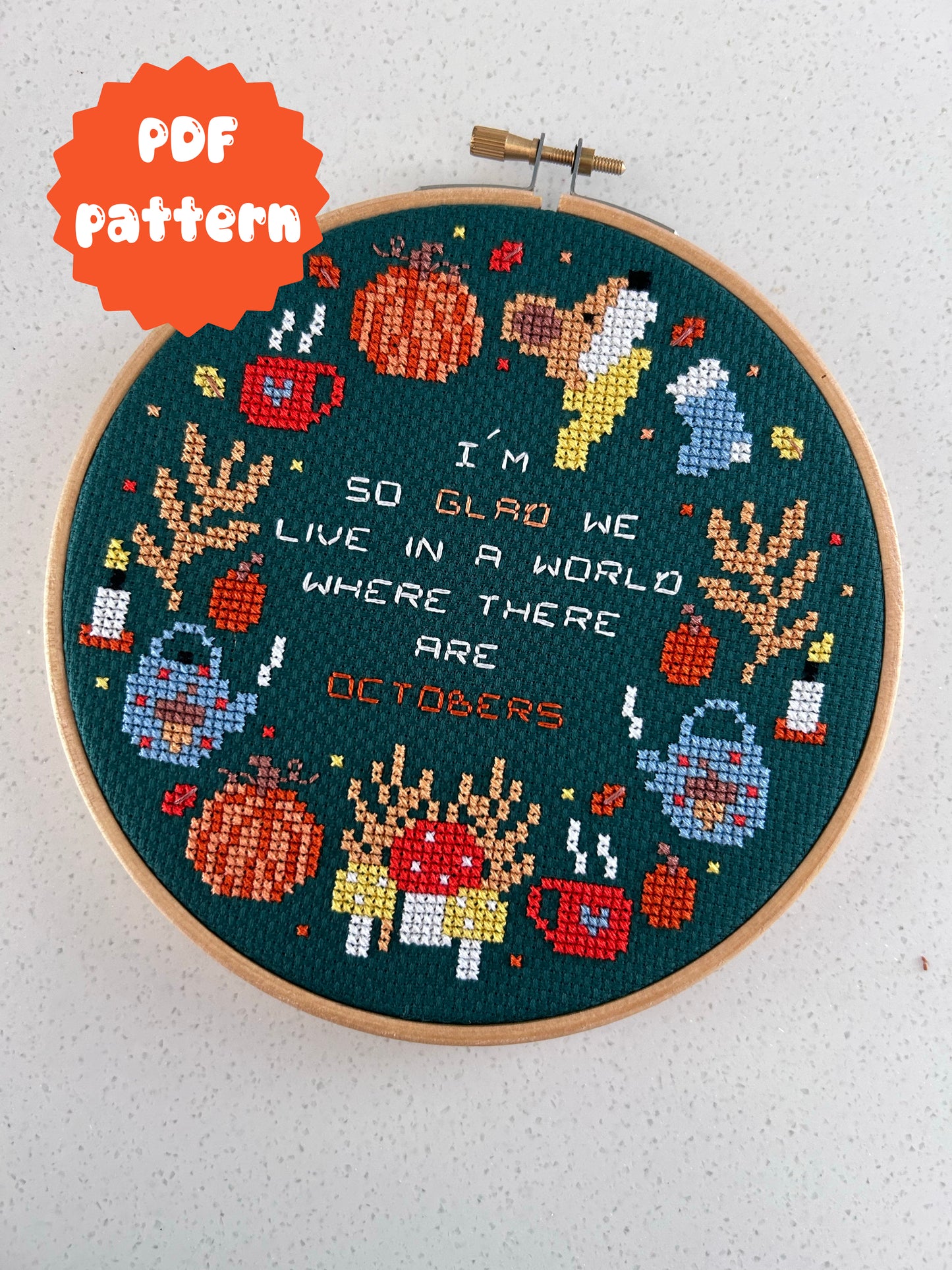 I'm so glad 'Cross Stitch Pattern'