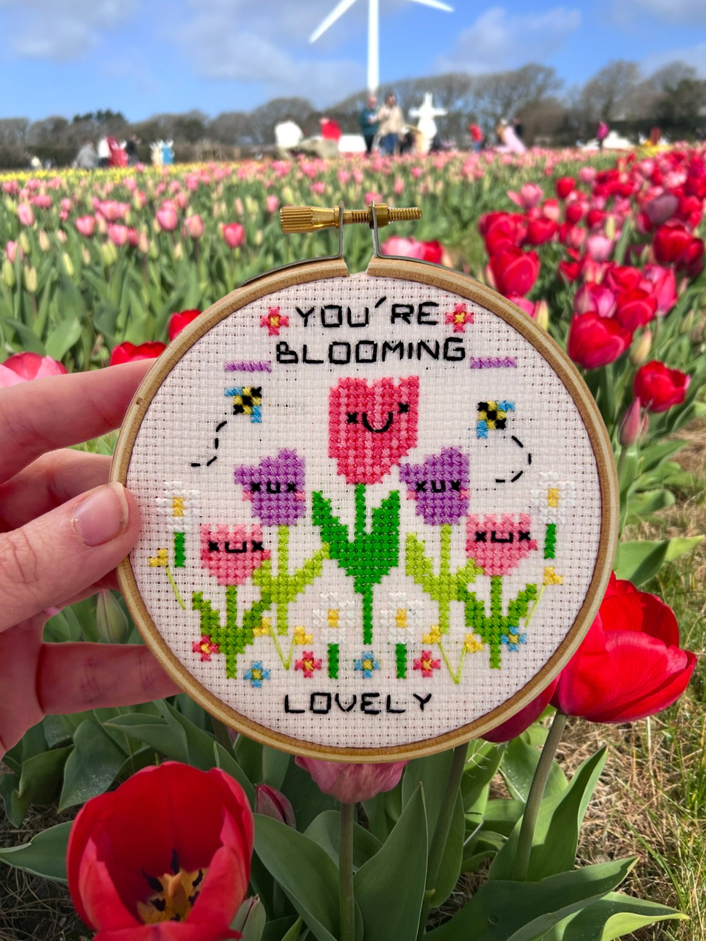 You're blooming lovely  *Cross Stitch Kit*