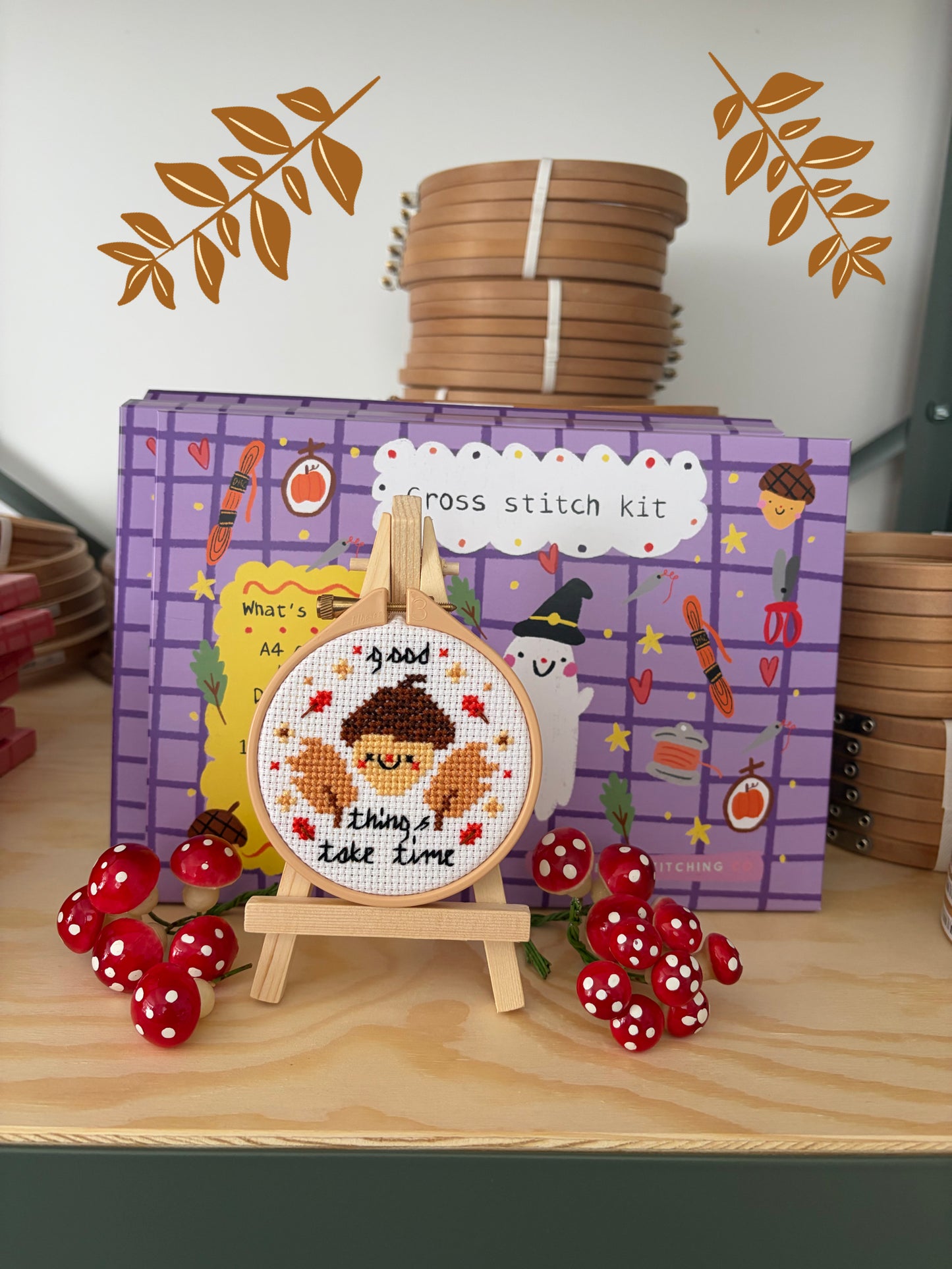 Good things take time *Cross Stitch Kit*