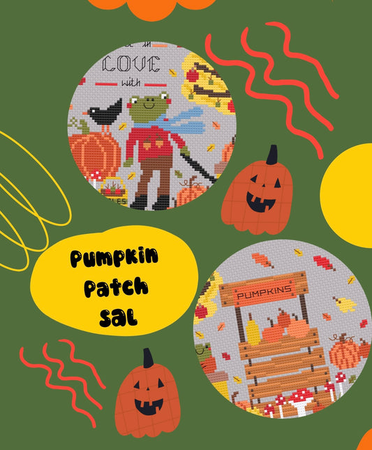 Pumpkin Patch 3 part SAL (Stitch a long)