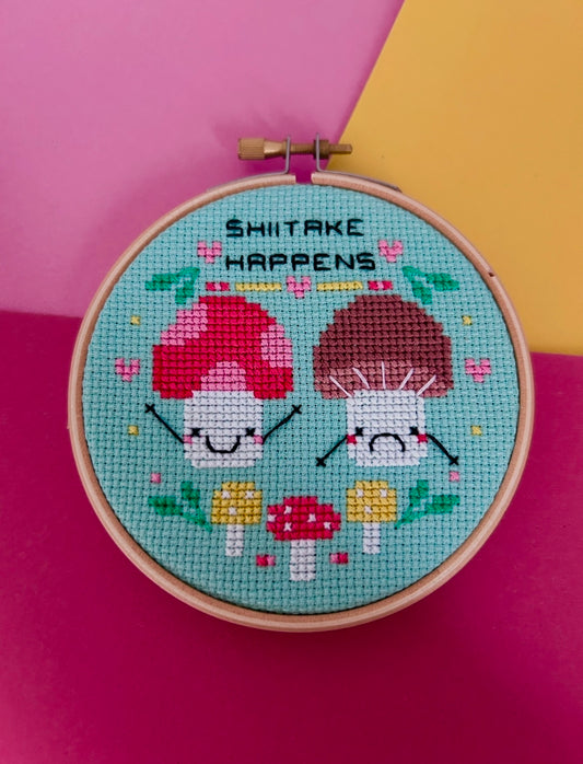 Shiitake Happens  - *Cross Stitch Kit*