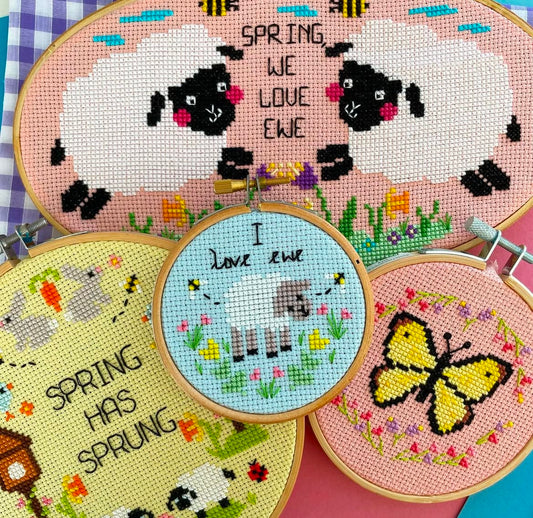 I love Ewe - *Cross Stitch Kit*