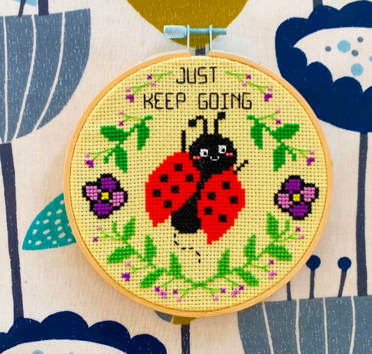 Just keep going - *Cross Stitch Kit*