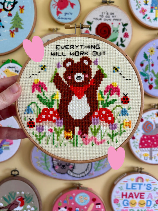 Everything will work out *Cross Stitch Kit*