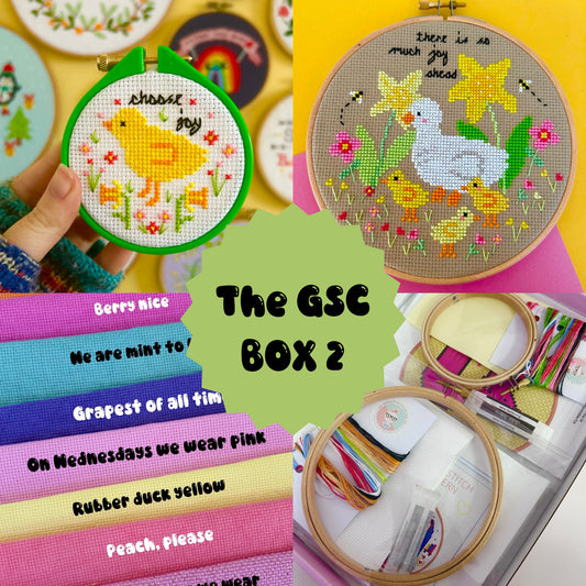 PRE-ORDER - The Geeky Stitching Club (Box 2 - Joyful Ducks)