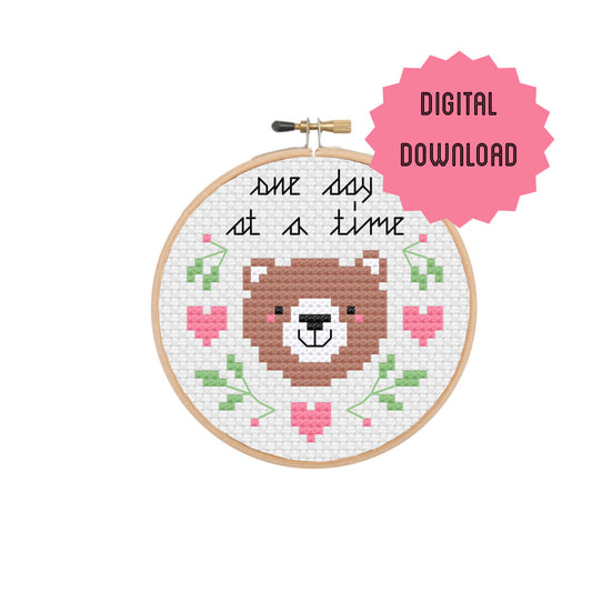 One day at a time 'Cross Stitch Pattern'