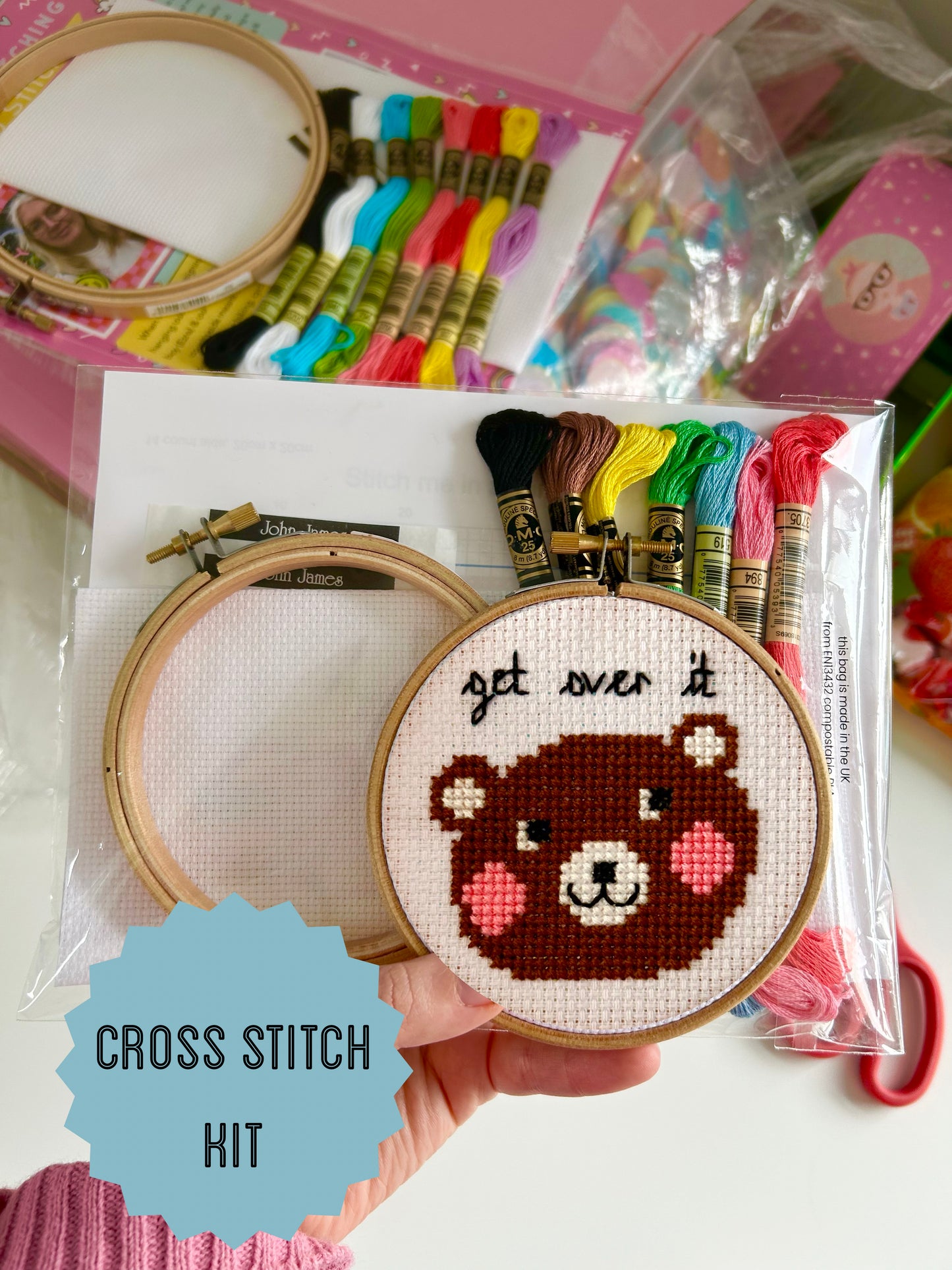 Get over it - *Cross Stitch Kit*