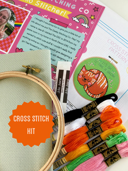 It's ok to take a break - *Cross Stitch Kit*