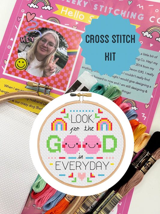 Look for the good in everyday - *Cross Stitch Kit*