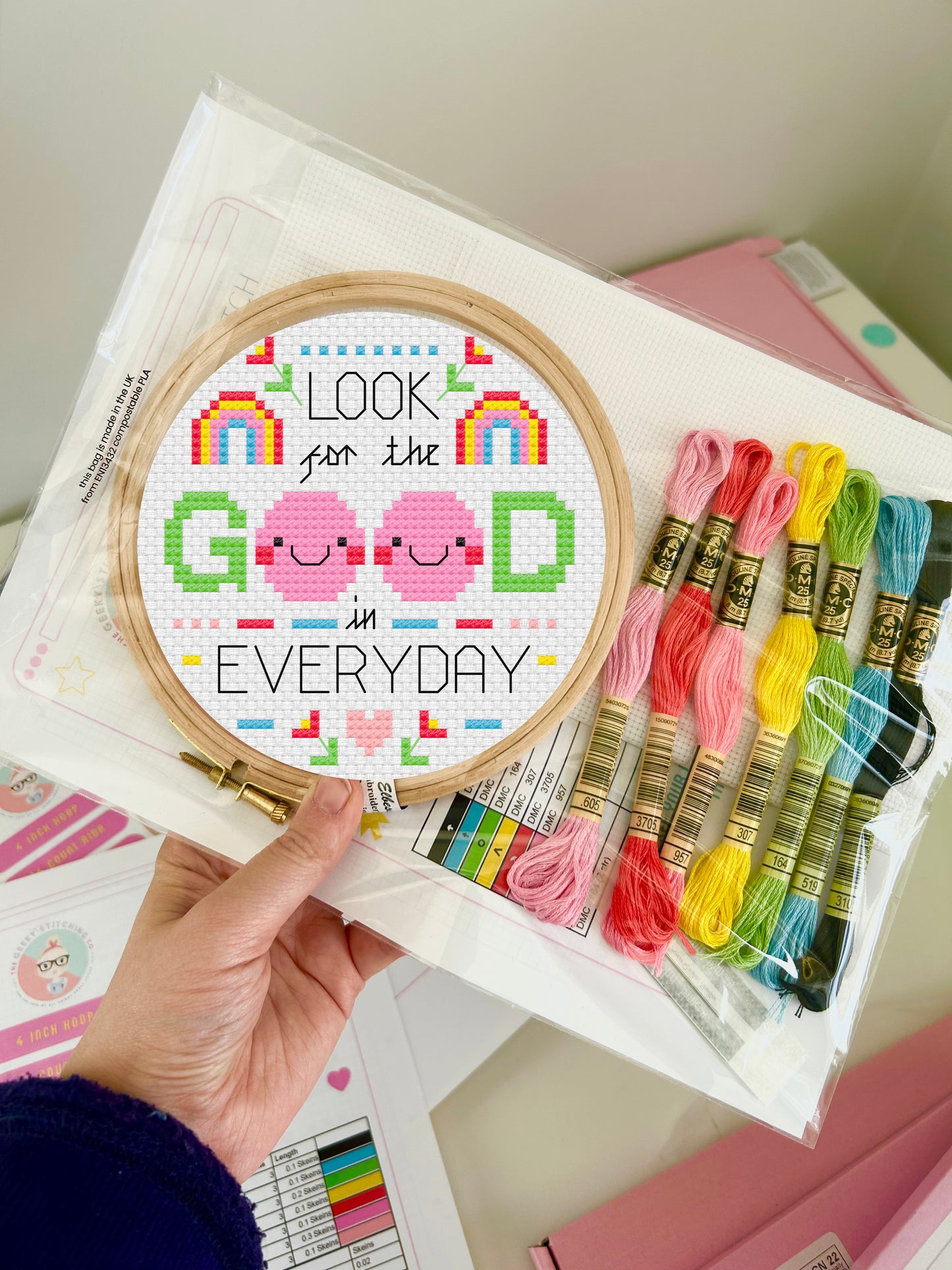 Look for the good in everyday - *Cross Stitch Kit*