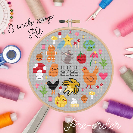 Class of 2025 - *Cross Stitch Kit* Pre-order