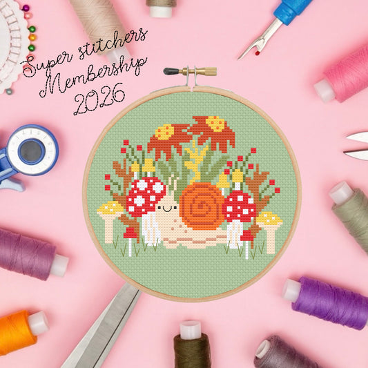 Geeky Stitching Club Super Stitchers Membership 2026
