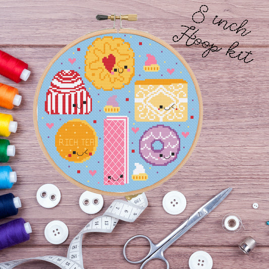 British Biscuits Large Sampler *Cross Stitch Kit*
