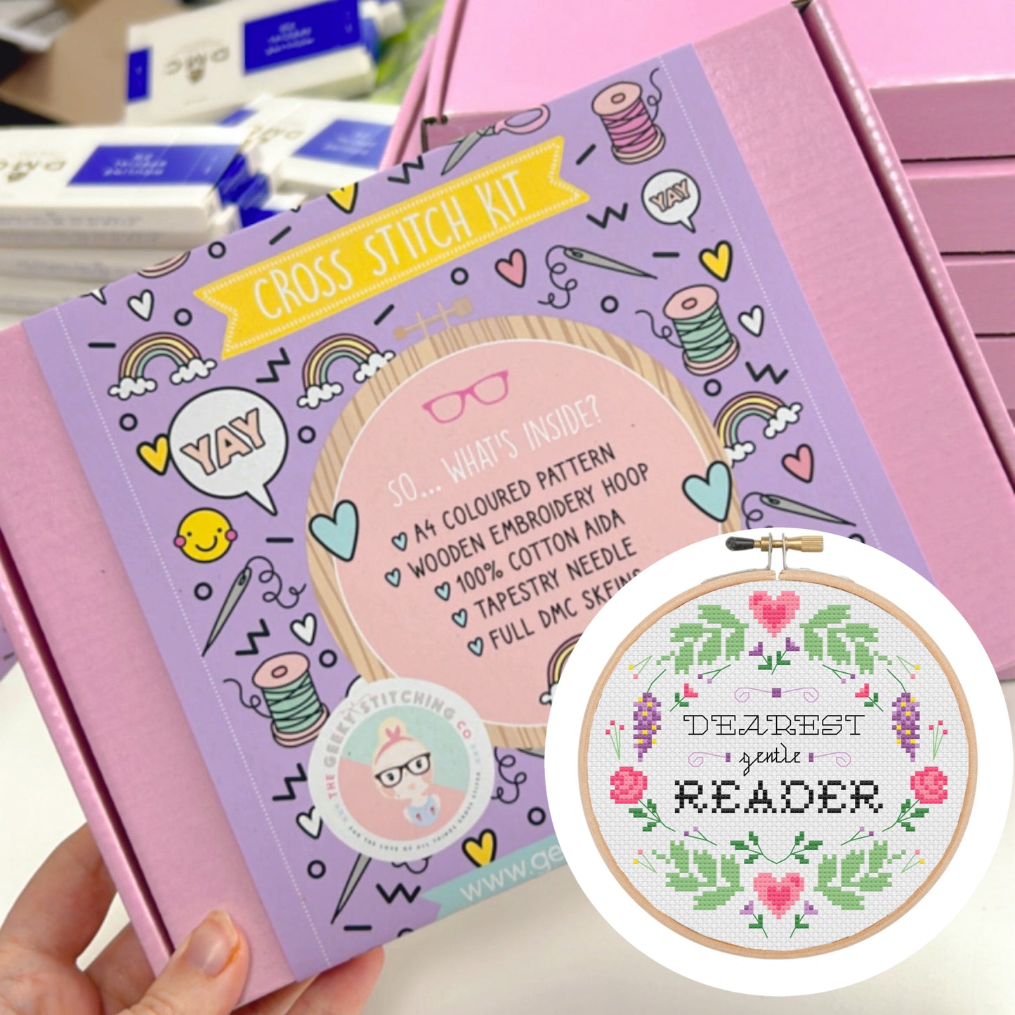 Dearest gentle reader  - *Cross Stitch Kit*