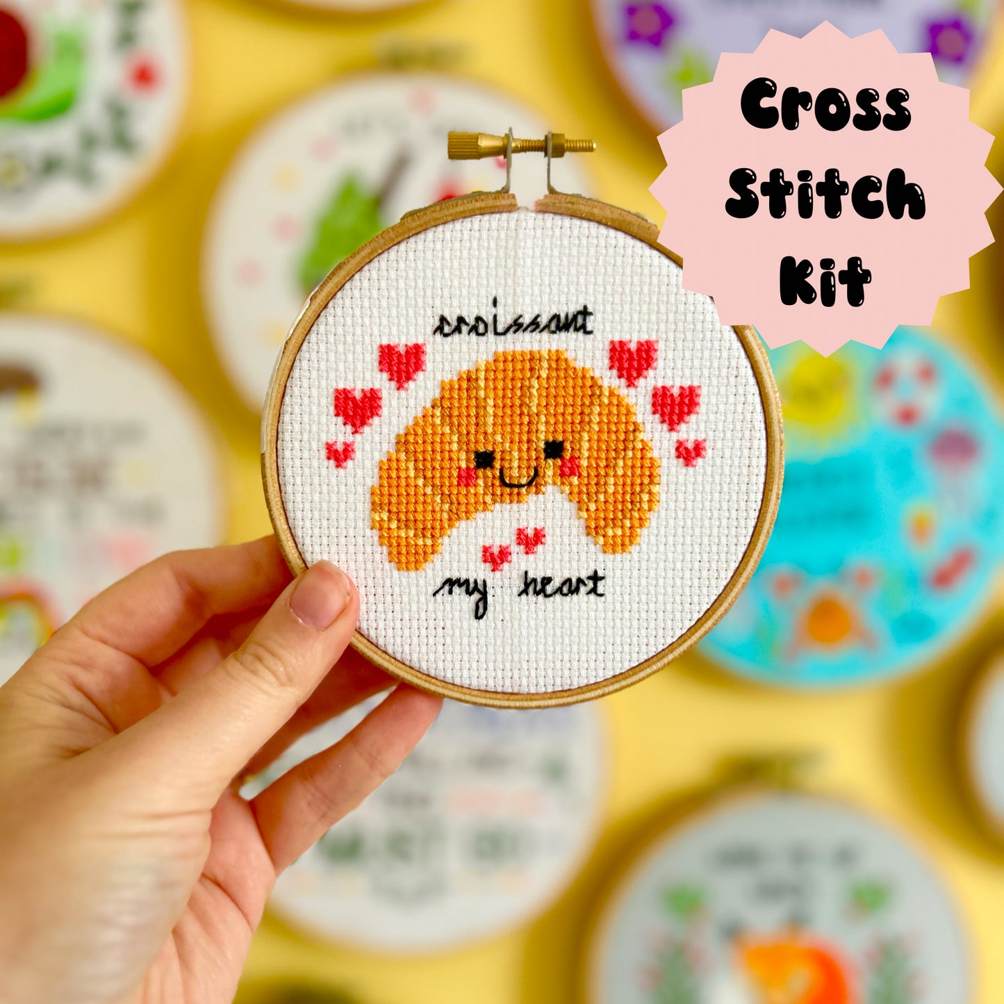 Croissant my heart  - *Cross Stitch Kit*