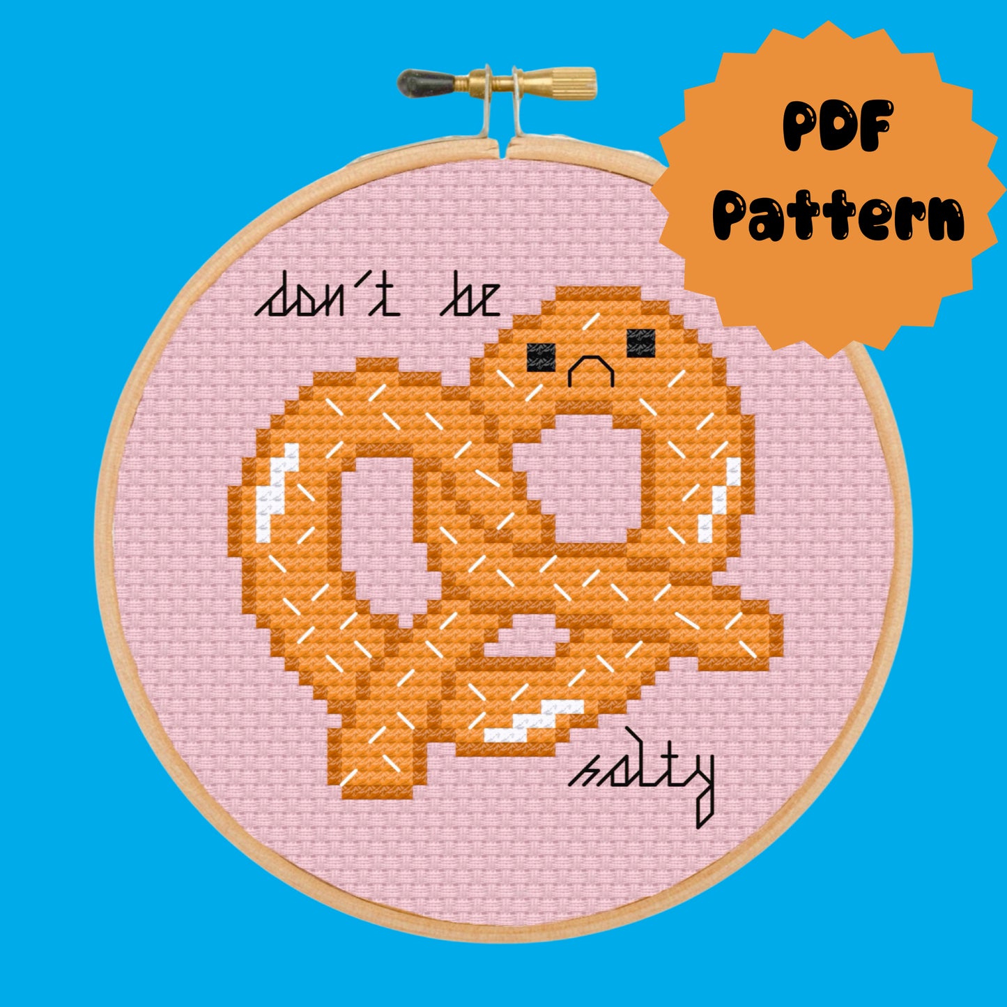 Don't be Salty 'Cross Stitch Pattern'