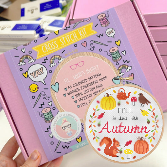 Fall in love with Autumn - *Cross Stitch Kit*