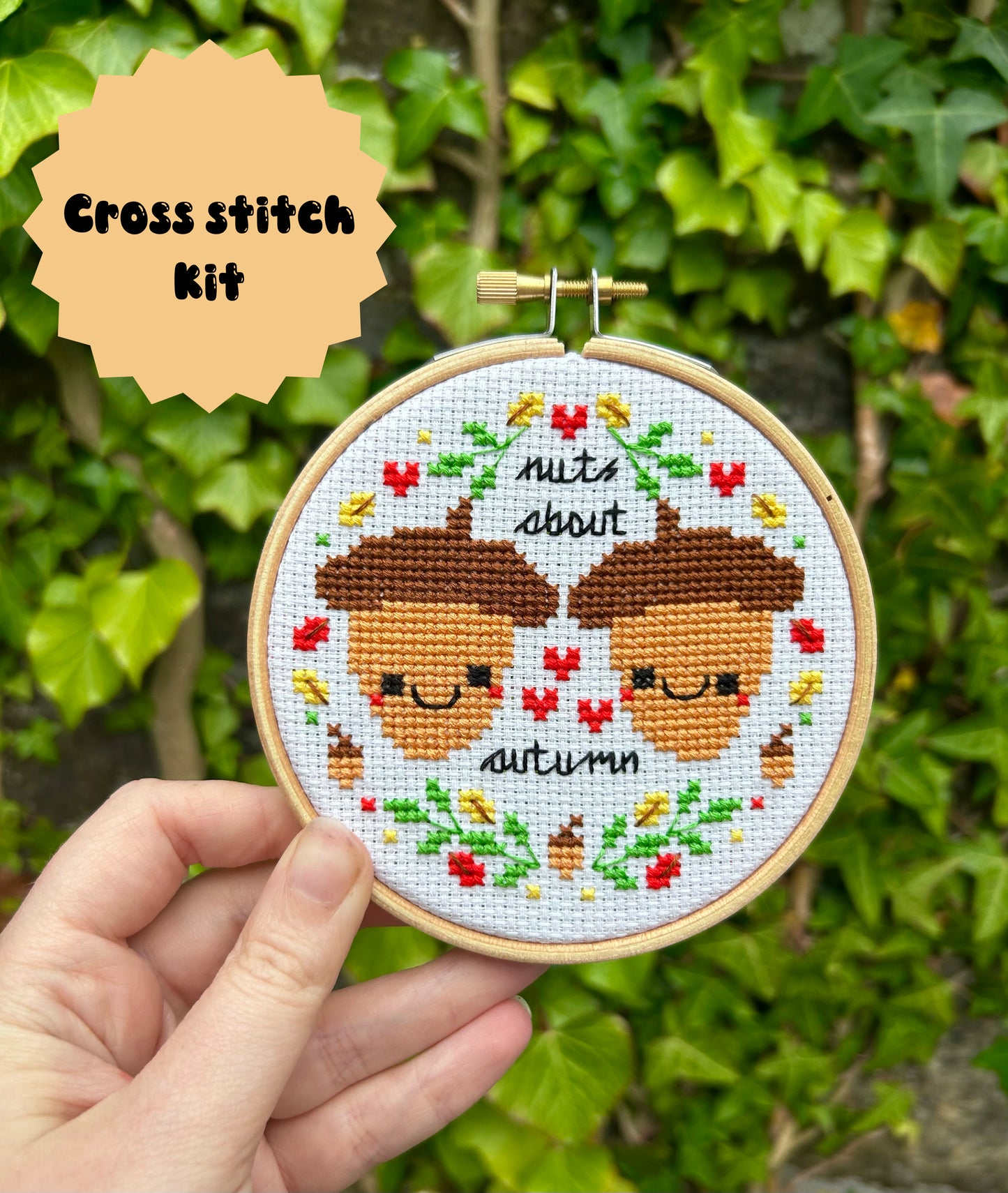 Nuts about Autumn- *Cross Stitch Kit*