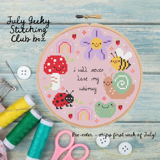The Geeky Stitching club  - July box (PRE-ORDER)