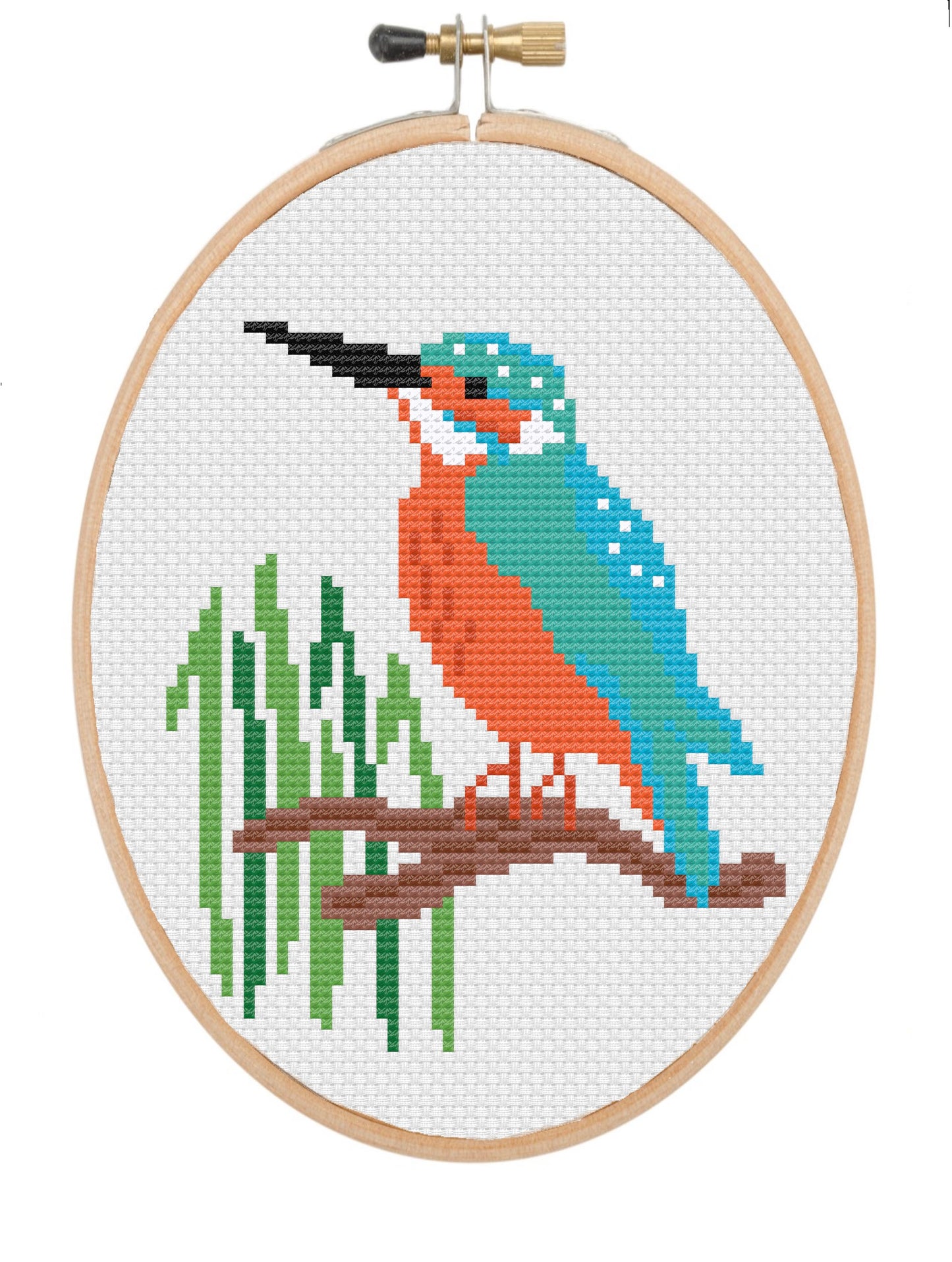 Kingfisher amongst the Reeds *Cross Stitch Kit*