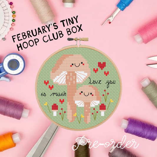 Tiny hoop club - February Monthly box (PRE-ORDER)