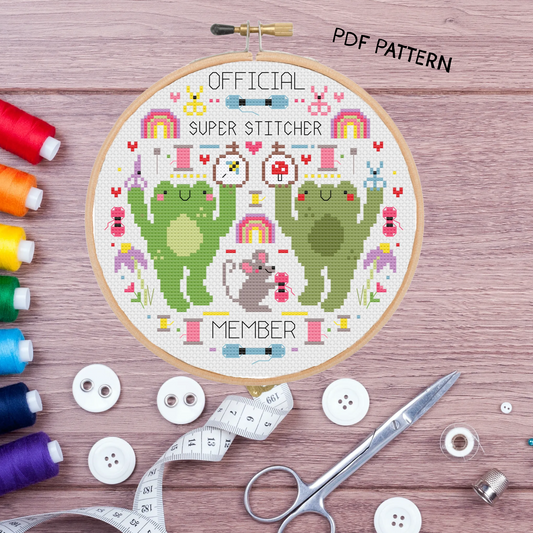 Official Super Stitcher Member *PDF pattern*
