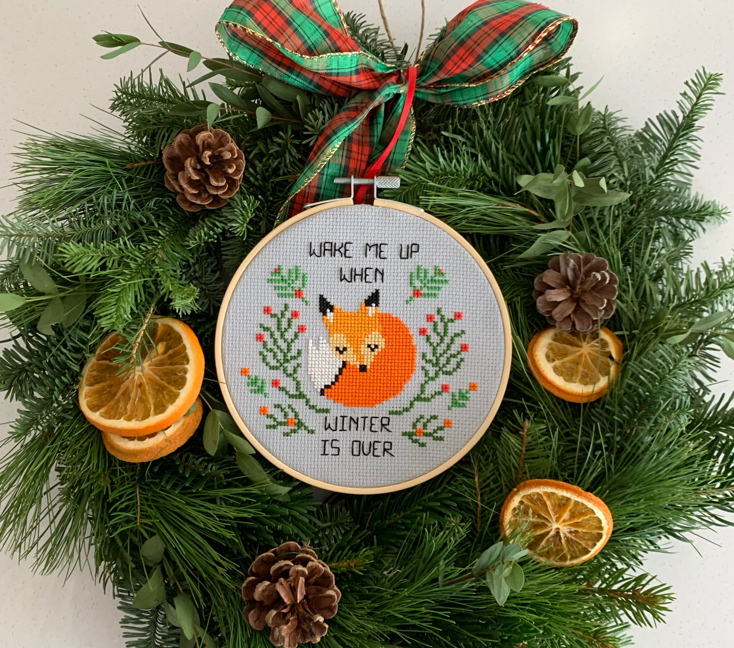 Wake me up when winter is over - *Cross Stitch Kit*